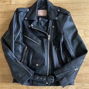 Understated Leather Easy Rider jacket